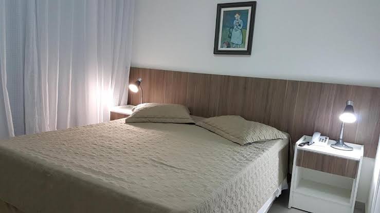 Quarto de casal apresentado para o Hotel Termas
